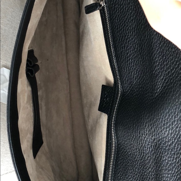 100% Authentic Leather Gucci Briefcase - Black - Picture 5 of 8